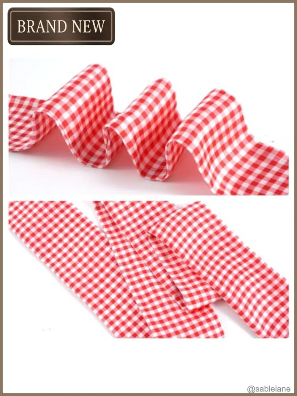 Silk Feel Polyester Skinny Scarf Neck Bow Tie Hairband Purse Accessory